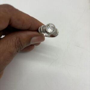 Judith Ripka Judith Ripka sterling silver and CZ ring size 6